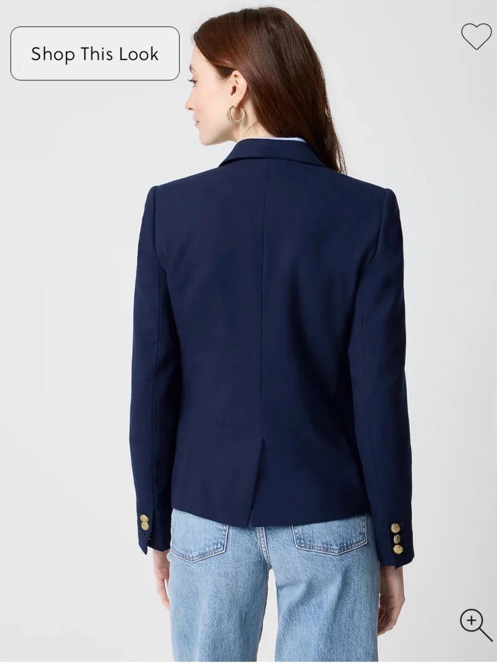 J.Crew Factory Original schoolboy blazer Navy Sz 2